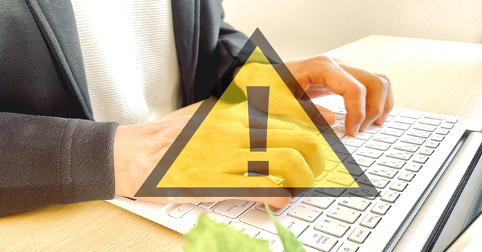 生成AI副業の注意点をイメージした画像