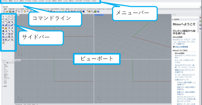 ライノセラスのインターフェース