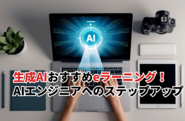 【2026】生成AIおすすめeラーニング9選！比較表とAIエンジニアへのステップアップ