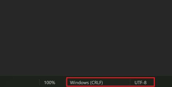 txtエディタ上の確認部分