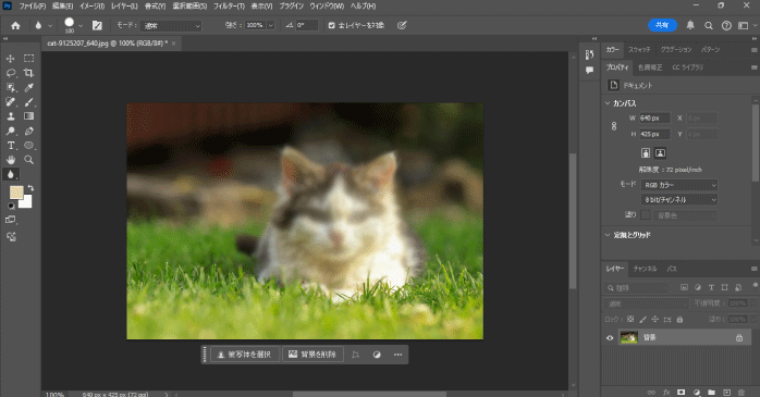 ぼかしをかける